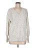 Ann Taylor LOFT Silver Pullover Sweater Size M - photo 1
