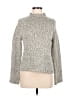 Pow Wow Tweed Gray Turtleneck Sweater Size M - photo 1