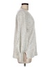 Ann Taylor LOFT Silver Pullover Sweater Size M - photo 4