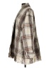Aura Plaid Tan Gray Coat Size L - photo 5