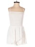 Justify 100% Rayon Solid Ivory Romper Size S - photo 1