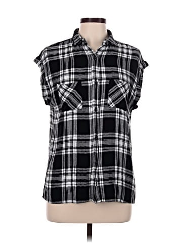 Rails Sleeveless Button-Down Shirt (view 1)