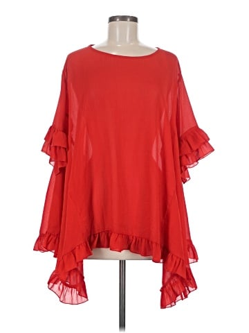 Oddi 3/4 Sleeve Blouse (view 1)