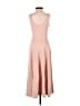 Leith Solid Tan Casual Dress Size S - photo 2