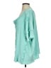 Easel Teal 3/4 Sleeve Blouse Size S - photo 5