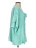 Easel Teal 3/4 Sleeve Blouse Size S - photo 4