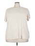 LUXE Ivory Short Sleeve Turtleneck Size 3X - photo 1