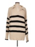 Zesica 100% Viscose Stripes Tan Pullover Sweater Size XL - photo 1