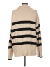 Zesica 100% Viscose Stripes Tan Pullover Sweater Size XL - photo 2