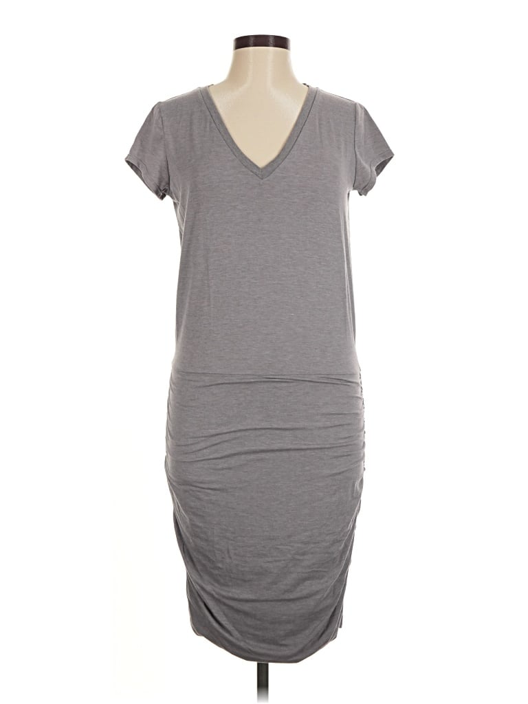 Pre-owned Athleta Casual Dress In Gray
