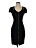 Cache 100% Cotton Solid Black Cocktail Dress Size 0 - photo 1