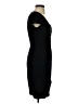 Cache 100% Cotton Solid Black Cocktail Dress Size 0 - photo 4