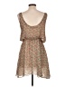 Patterson J. Kincaid 100% Polyester Tan Sleeveless Top Size L - photo 2