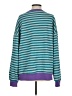 Unbranded Stripes Teal Pullover Sweater Size S - photo 2