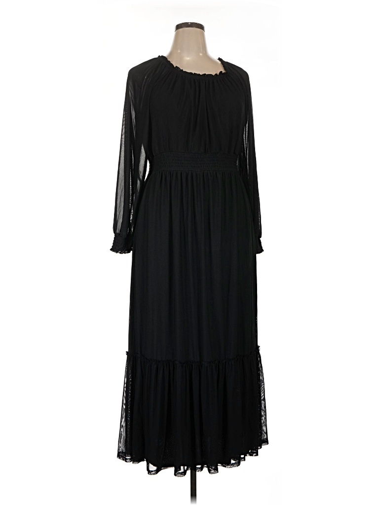 Pre-owned Knox Rose Casual Dress In Black