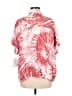 Lularoe 100% Rayon Print Red Short Sleeve Blouse Size M - photo 2