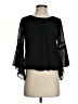 BCX 100% Polyester Black 3/4 Sleeve Blouse Size XS - photo 1