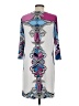 Donna Morgan Paisley Blue Cocktail Dress Size 2 - photo 2