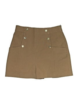 Zara Khaki Shorts (view 1)