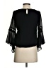 BCX 100% Polyester Black 3/4 Sleeve Blouse Size XS - photo 2