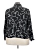 ELOQUII Print Black Long Sleeve Blouse Size 24 - photo 2