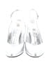Bruno Magli Silver Heels Size 5 1/2 - photo 2