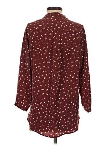 Amour Vert 3/4 Sleeve Silk Top (view 2)