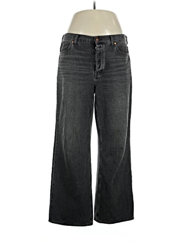 Madewell Low-Slung Baggy Jeans in Kingswood Wash (view 1)
