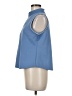 Weekends by Chico's Blue Sleeveless Blouse Size Med (1) - photo 5
