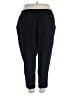 Ellos 100% Rayon Solid Black Active Pants Size 3X - photo 2