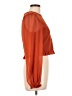 Wilfred 100% Polyester Orange Long Sleeve Blouse Size L - photo 4