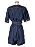 Pilcro by Anthropologie Chevron-herringbone Blue Romper Size 6 - photo 2