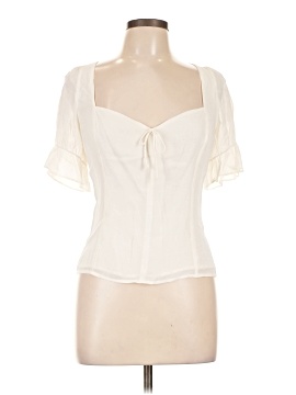 Reformation Short Sleeve Blouse