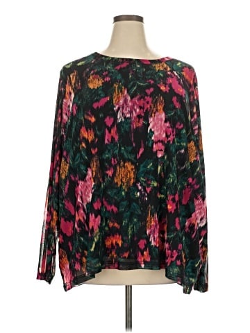 Terra & Sky Long Sleeve Blouse (view 1)