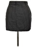 Forever 21 Houndstooth Black Formal Skirt Size L - photo 2