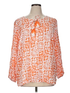 Jm Collection 3/4 Sleeve Blouse