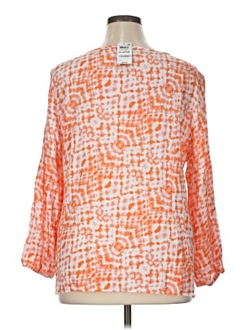JM Collection 3/4 Sleeve Blouse (view 2)