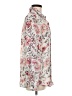 Banana Republic 100% Polyester Floral Ivory Long Sleeve Blouse Size M - photo 4