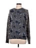 Equipment 100% Cashmere Paisley Gray Cashmere Pullover Sweater Size M - photo 1