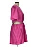 WAYF Solid Pink Casual Dress Size L - photo 4