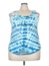 Just My Size 100% Cotton Blue Tank Top Size 3X Plus - photo 1