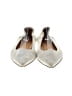 Pomme D'or 100% Leather Metallic Silver Flats Size EU 36 - photo 2