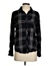 Rails Plaid Black Long Sleeve Button-Down Shirt Size S - photo 1
