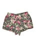 Bishop + Young 100% Rayon Floral Green Shorts Size XS - photo 1