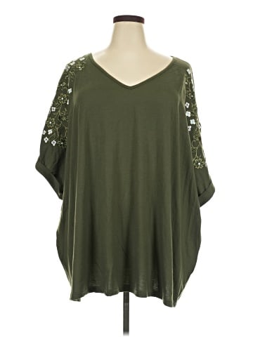 BLOOMCHIC 3/4 Sleeve Blouse (view 1)