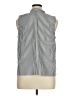 J.Jill Stripes Silver Sleeveless Button-Down Shirt Size XL Petite - photo 2