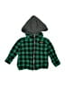 7 For All Mankind 100% Cotton Plaid Green Jacket 9-12 MO / 12 MO - photo 1