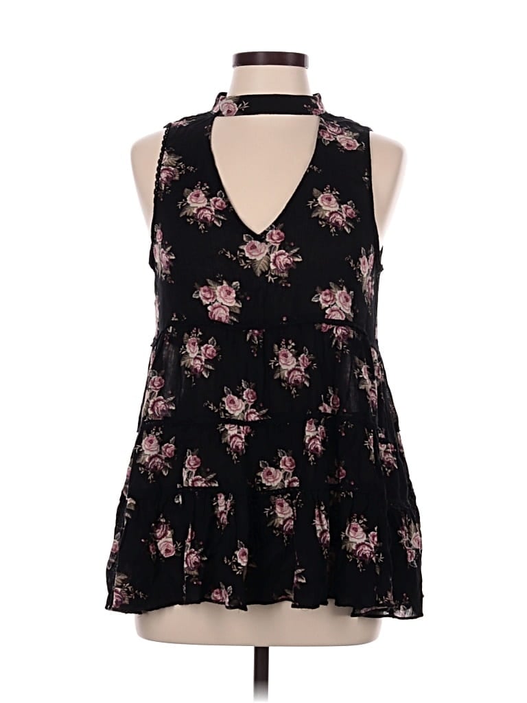 American Eagle Outfitters Sleeveless Blouse In Black