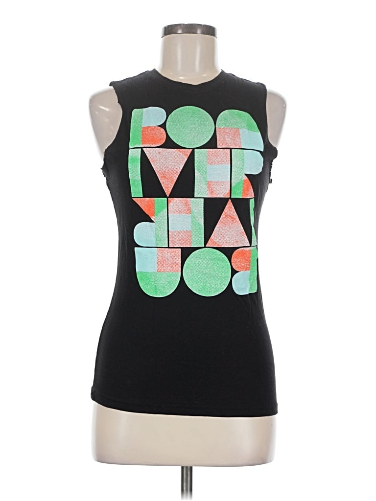 Pre-owned Next Level Apparel Sleeveless T-shirt In Black