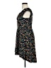 No Boundaries Floral Black Casual Dress Size XL - photo 5